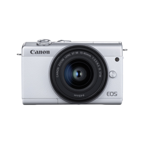 Canon EOS M200 Mirrorless Digital Camera with 15-45mm Lens (White)